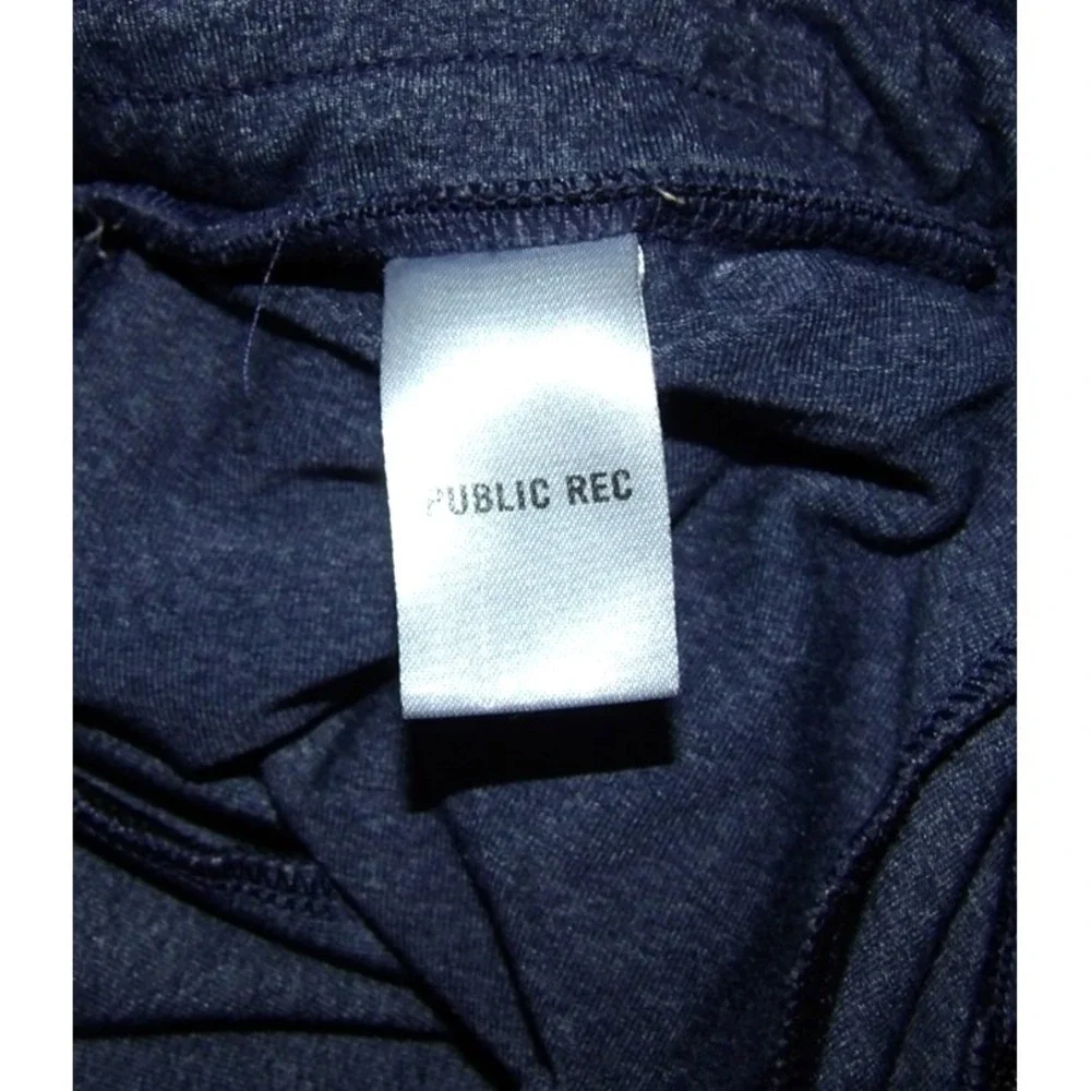 PUBLIC REC Blue Draw String Tapered Leg Athletic Jogger Pants Men's 34 X 30